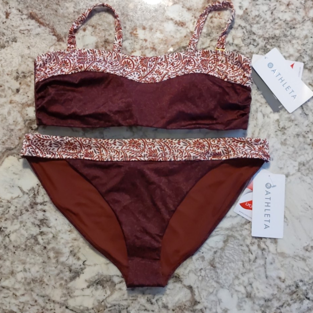 NWT Athleta Large 2 Piece Bikini